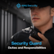 security guard responsibilities and duties